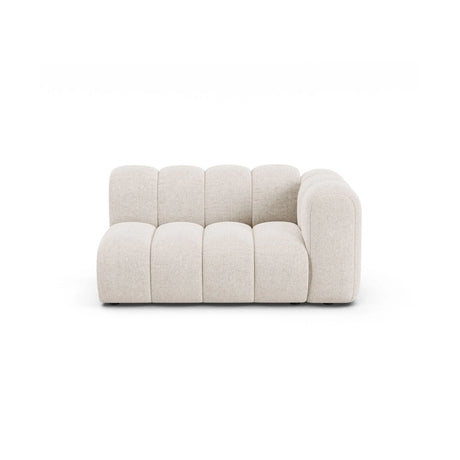 Lupine Modulares 2-Sitzer Sofa Sitzelement, Rechte Seite, aus Chenille in Leichtes Beige (Eden 2 Pearl), 145x95 cm von Micadoni – Bild 1