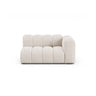 Lupine Modulares 2-Sitzer Sofa Sitzelement, Rechte Seite, aus Chenille in Leichtes Beige (Eden 2 Pearl), 145x95 cm von Micadoni – Bild 1