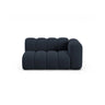 Lupine Modulares 2-Sitzer Sofa Sitzelement, Rechte Seite, aus Chenille in Marineblau (Eden 16 Deep Blue), 145x95 cm von Micadoni – Bild 1