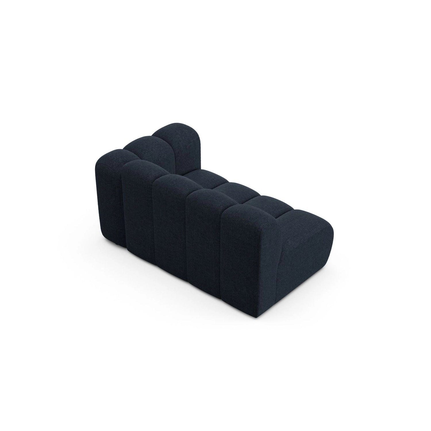 Lupine Modulares 2-Sitzer Sofa Sitzelement, Rechte Seite, aus Chenille in Marineblau (Eden 16 Deep Blue), 145x95 cm von Micadoni – Bild 4