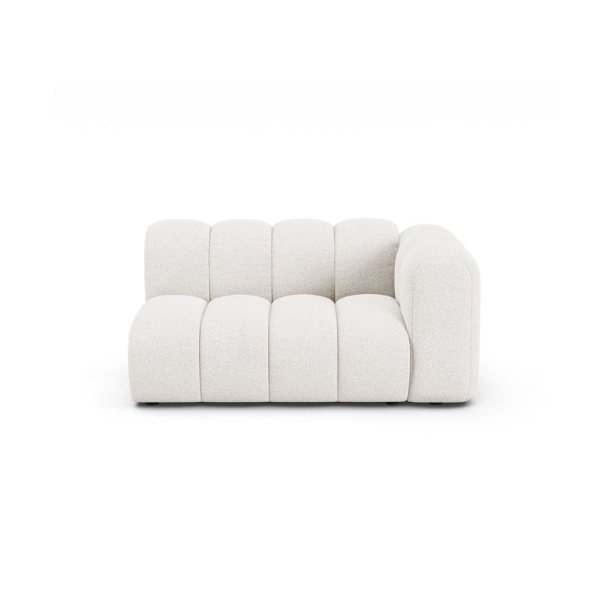 Lupine Modulares 2-Sitzer Sofa Sitzelement, Rechte Seite, aus Samt, Chenille oder Boucle, 145x95 cm von Micadoni – Bild 1