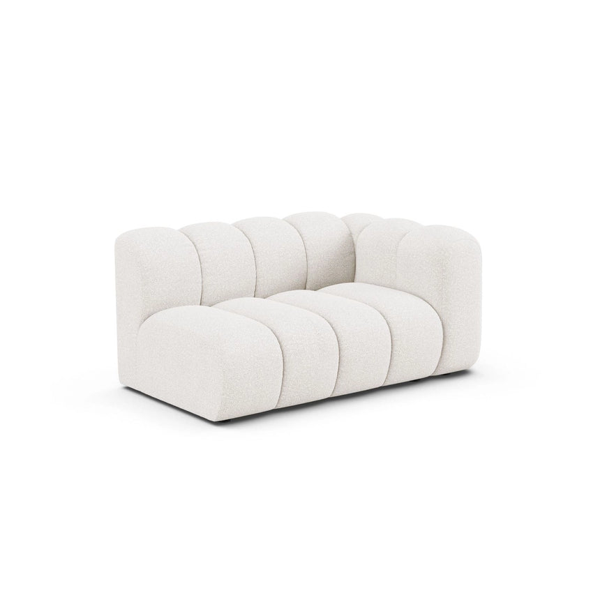 Lupine Modulares 2-Sitzer Sofa Sitzelement, Rechte Seite, aus Samt, Chenille oder Boucle, 145x95 cm von Micadoni – Bild 3