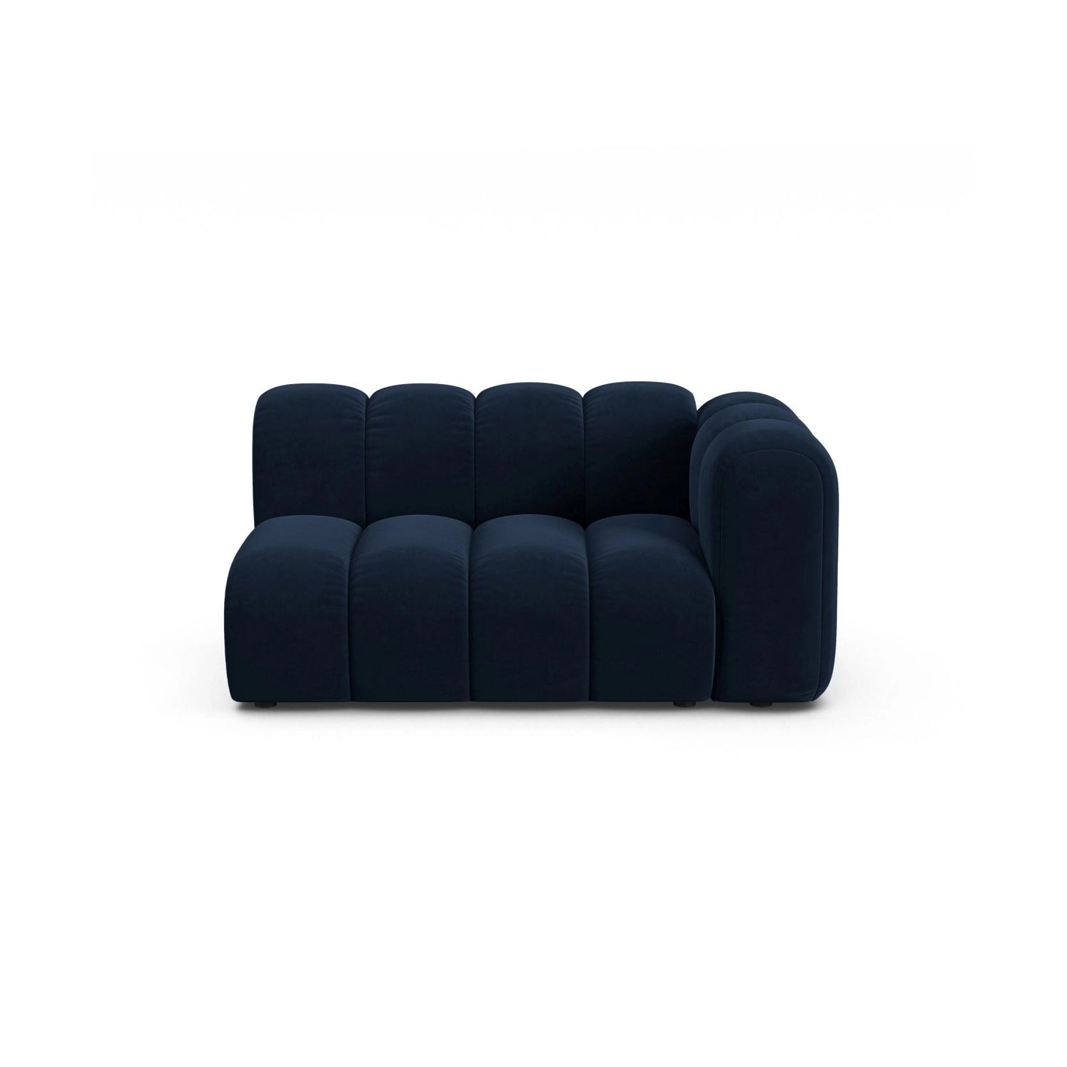 Lupine Modulares 2-Sitzer Sofa Sitzelement, Rechte Seite, aus Samt in Königsblau (Salvador 5), 145x95 cm von Micadoni – Bild 1