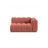 Lupine Modulares 2-Sitzer Sofa Sitzelement, Rechte Seite, aus Samt in Koralle (Salvador 12), 145x95 cm von Micadoni – Bild 1