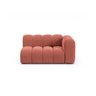 Lupine Modulares 2-Sitzer Sofa Sitzelement, Rechte Seite, aus Samt in Koralle (Salvador 12), 145x95 cm von Micadoni – Bild 1