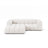 Lupine Modulares 3-Sitzer Ecksofa, Linke Seite, aus Boucle in Weiß (Baloo 2073), 230x177 cm von Micadoni – Bild 1