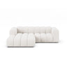 Lupine Modulares 3-Sitzer Ecksofa, Linke Seite, aus Boucle in Weiß (Baloo 2073), 230x177 cm von Micadoni – Bild 1