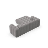 Lupine Modulares 3-Sitzer Ecksofa, Linke Seite, aus Chenille in Hellgrau (Eden 18 Grey), 230x177 cm von Micadoni – Bild 6
