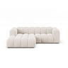 Lupine Modulares 3-Sitzer Ecksofa, Linke Seite, aus Chenille in Leichtes Beige (Eden 2 Pearl), 230x177 cm von Micadoni – Bild 1