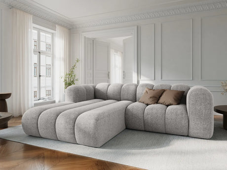Lupine Modulares 3-Sitzer Ecksofa, Linke Seite, aus Chenille in Marineblau (Eden 16 Deep Blue), 230x177 cm von Micadoni – Bild 2