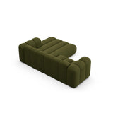 Lupine Modulares 3-Sitzer Ecksofa, Rechte Seite, aus Boucle in Dunkles olivgrün (Baloo 2090), 230x177 cm von Micadoni – Bild 5