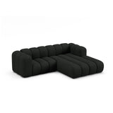 Lupine Modulares 3-Sitzer Ecksofa, Rechte Seite, aus Boucle in Schwarz (Baloo 2082), 230x177 cm von Micadoni – Bild 3