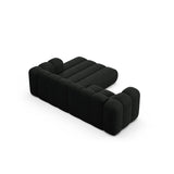Lupine Modulares 3-Sitzer Ecksofa, Rechte Seite, aus Boucle in Schwarz (Baloo 2082), 230x177 cm von Micadoni – Bild 5