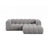 Lupine Modulares 3-Sitzer Ecksofa, Rechte Seite, aus Chenille in Hellgrau (Eden 18 Grey), 230x177 cm von Micadoni – Bild 1
