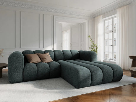 Lupine Modulares 3-Sitzer Ecksofa, Rechte Seite, aus Chenille in Hellgrau (Eden 18 Grey), 230x177 cm von Micadoni – Bild 2
