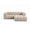 Lupine Modulares 3-Sitzer Ecksofa, Rechte Seite, aus Samt, Chenille oder Boucle, 230x177 cm von Micadoni – Bild 1