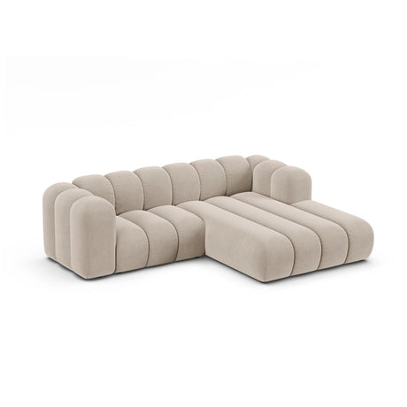 Lupine Modulares 3-Sitzer Ecksofa, Rechte Seite, aus Samt, Chenille oder Boucle, 230x177 cm von Micadoni – Bild 3
