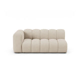 Lupine Modulares 3-Sitzer Sofa Sitzelement, Linke Seite, aus Boucle in Beige (Baloo 2074), 175x95 cm von Micadoni – Bild 1