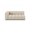 Lupine Modulares 3-Sitzer Sofa Sitzelement, Linke Seite, aus Boucle in Beige (Baloo 2074), 175x95 cm von Micadoni – Bild 1