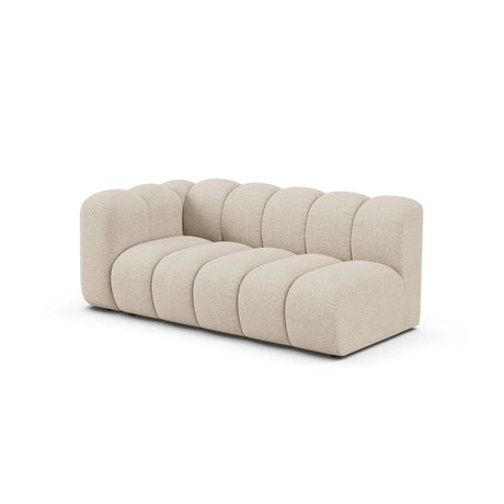 Lupine Modulares 3-Sitzer Sofa Sitzelement, Linke Seite, aus Boucle in Beige (Baloo 2074), 175x95 cm von Micadoni – Bild 3