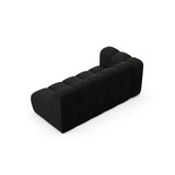 Lupine Modulares 3-Sitzer Sofa Sitzelement, Linke Seite, aus Boucle in Schwarz (Baloo 2082), 175x95 cm von Micadoni – Bild 4