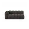 Lupine Modulares 3-Sitzer Sofa Sitzelement, Linke Seite, aus Chenille in Dunkelgrau (Eden 20 Graphite), 175x95 cm von Micadoni – Bild 1