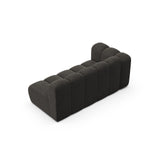 Lupine Modulares 3-Sitzer Sofa Sitzelement, Linke Seite, aus Chenille in Dunkelgrau (Eden 20 Graphite), 175x95 cm von Micadoni – Bild 4