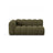 Lupine Modulares 3-Sitzer Sofa Sitzelement, Linke Seite, aus Chenille in Grün (Eden 12 Olive), 175x95 cm von Micadoni – Bild 1