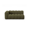 Lupine Modulares 3-Sitzer Sofa Sitzelement, Linke Seite, aus Chenille in Grün (Eden 12 Olive), 175x95 cm von Micadoni – Bild 1