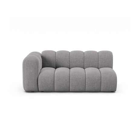 Lupine Modulares 3-Sitzer Sofa Sitzelement, Linke Seite, aus Chenille in Hellgrau (Eden 18 Grey), 175x95 cm von Micadoni – Bild 1