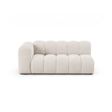 Lupine Modulares 3-Sitzer Sofa Sitzelement, Linke Seite, aus Chenille in Leichtes Beige (Eden 2 Pearl), 175x95 cm von Micadoni – Bild 1