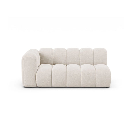 Lupine Modulares 3-Sitzer Sofa Sitzelement, Linke Seite, aus Chenille in Leichtes Beige (Eden 2 Pearl), 175x95 cm von Micadoni – Bild 1
