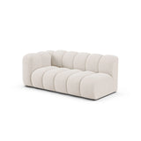 Lupine Modulares 3-Sitzer Sofa Sitzelement, Linke Seite, aus Chenille in Leichtes Beige (Eden 2 Pearl), 175x95 cm von Micadoni – Bild 3