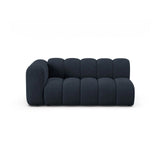 Lupine Modulares 3-Sitzer Sofa Sitzelement, Linke Seite, aus Chenille in Marineblau (Eden 16 Deep Blue), 175x95 cm von Micadoni – Bild 1