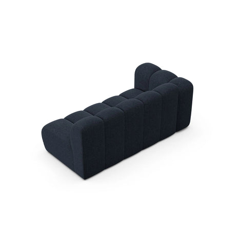 Lupine Modulares 3-Sitzer Sofa Sitzelement, Linke Seite, aus Chenille in Marineblau (Eden 16 Deep Blue), 175x95 cm von Micadoni – Bild 4