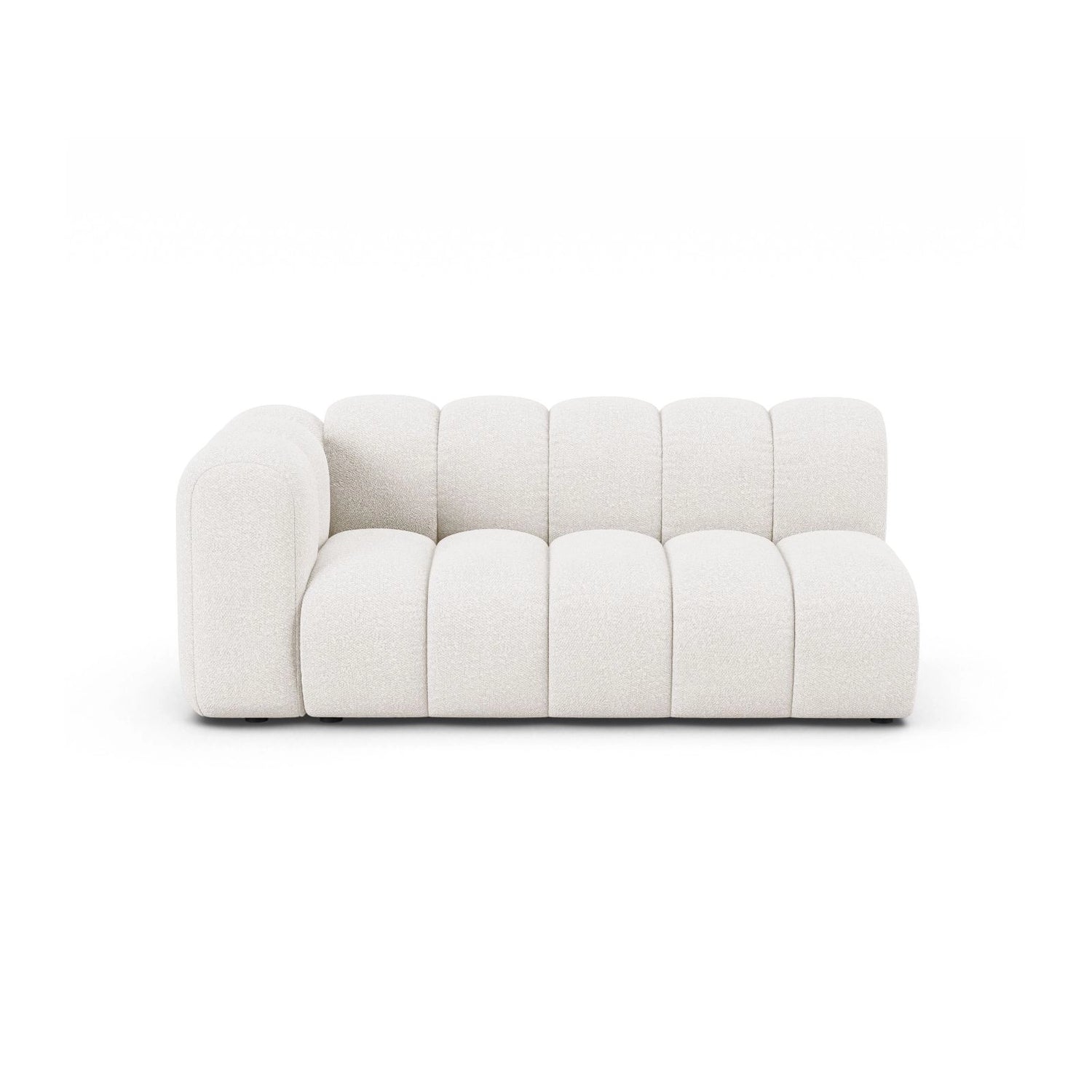Lupine Modulares 3-Sitzer Sofa Sitzelement, Linke Seite, aus Samt, Chenille oder Boucle, 175x95 cm von Micadoni – Bild 1