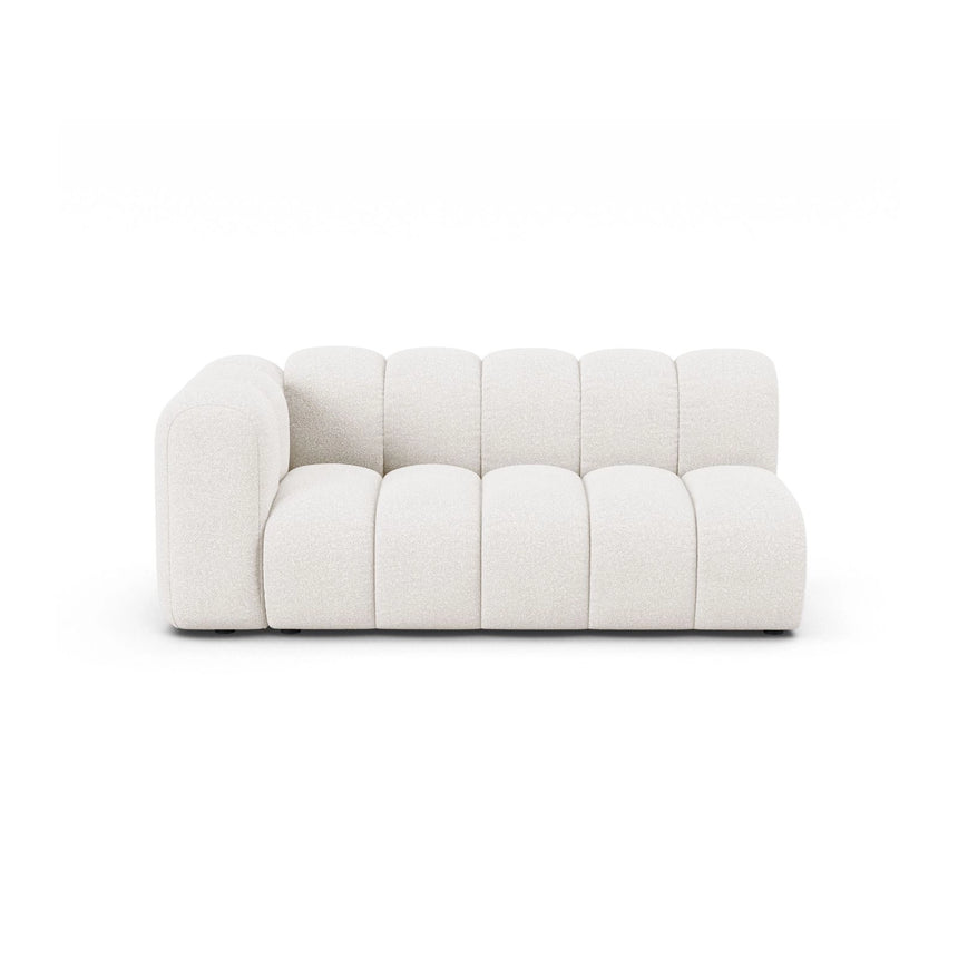 Lupine Modulares 3-Sitzer Sofa Sitzelement, Linke Seite, aus Samt, Chenille oder Boucle, 175x95 cm von Micadoni – Bild 1