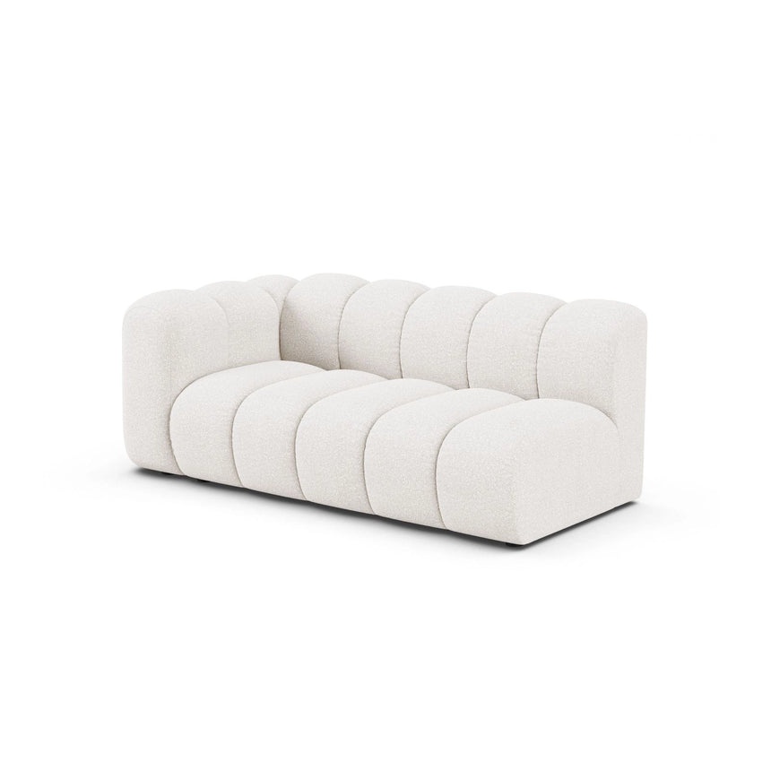 Lupine Modulares 3-Sitzer Sofa Sitzelement, Linke Seite, aus Samt, Chenille oder Boucle, 175x95 cm von Micadoni – Bild 3