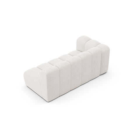 Lupine Modulares 3-Sitzer Sofa Sitzelement, Linke Seite, aus Samt, Chenille oder Boucle, 175x95 cm von Micadoni – Bild 4