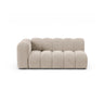 Lupine Modulares 3-Sitzer Sofa Sitzelement, Linke Seite, aus Samt in Beige (Salvador 1), 175x95 cm von Micadoni – Bild 1