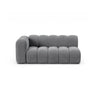Lupine Modulares 3-Sitzer Sofa Sitzelement, Linke Seite, aus Samt in Grau (Salvador 17), 175x95 cm von Micadoni – Bild 1