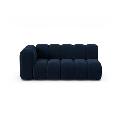 Lupine Modulares 3-Sitzer Sofa Sitzelement, Linke Seite, aus Samt in Königsblau (Salvador 5), 175x95 cm von Micadoni – Bild 1