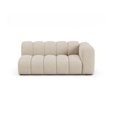 Lupine Modulares 3-Sitzer Sofa Sitzelement, Rechte Seite, aus Boucle in Beige (Baloo 2074), 175x95 cm von Micadoni – Bild 1