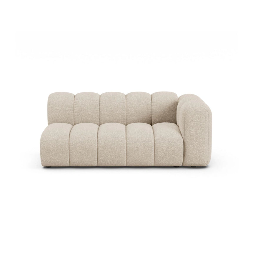 Lupine Modulares 3-Sitzer Sofa Sitzelement, Rechte Seite, aus Boucle in Beige (Baloo 2074), 175x95 cm von Micadoni – Bild 1