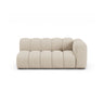 Lupine Modulares 3-Sitzer Sofa Sitzelement, Rechte Seite, aus Boucle in Beige (Baloo 2074), 175x95 cm von Micadoni – Bild 1