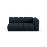 Lupine Modulares 3-Sitzer Sofa Sitzelement, Rechte Seite, aus Boucle in Dunkelblau (Baloo 2088), 175x95 cm von Micadoni – Bild 1