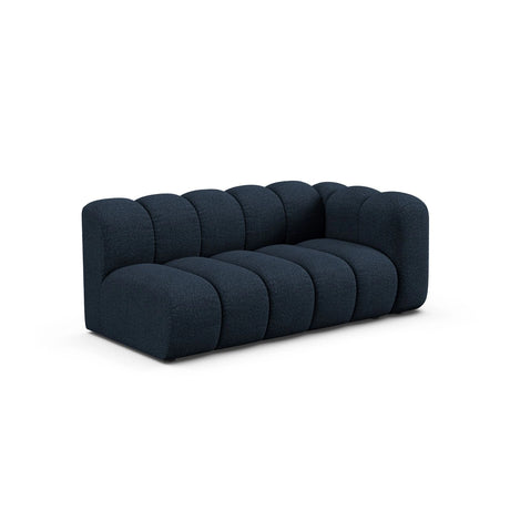Lupine Modulares 3-Sitzer Sofa Sitzelement, Rechte Seite, aus Boucle in Dunkelblau (Baloo 2088), 175x95 cm von Micadoni – Bild 3