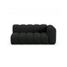 Lupine Modulares 3-Sitzer Sofa Sitzelement, Rechte Seite, aus Boucle in Schwarz (Baloo 2082), 175x95 cm von Micadoni – Bild 1