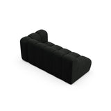 Lupine Modulares 3-Sitzer Sofa Sitzelement, Rechte Seite, aus Boucle in Schwarz (Baloo 2082), 175x95 cm von Micadoni – Bild 4
