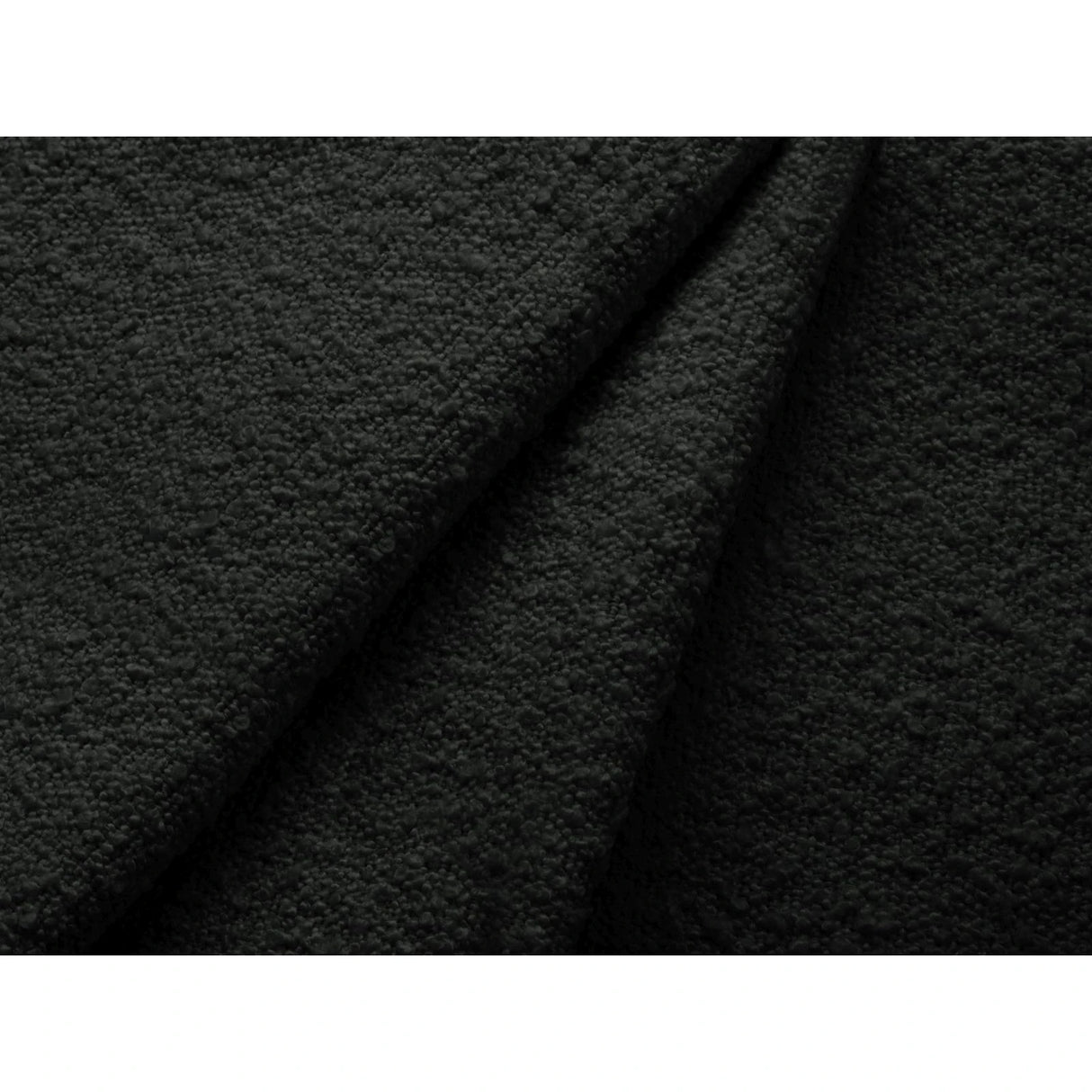 Lupine Modulares 3-Sitzer Sofa Sitzelement, Rechte Seite, aus Boucle in Schwarz (Baloo 2082), 175x95 cm von Micadoni – Bild 5